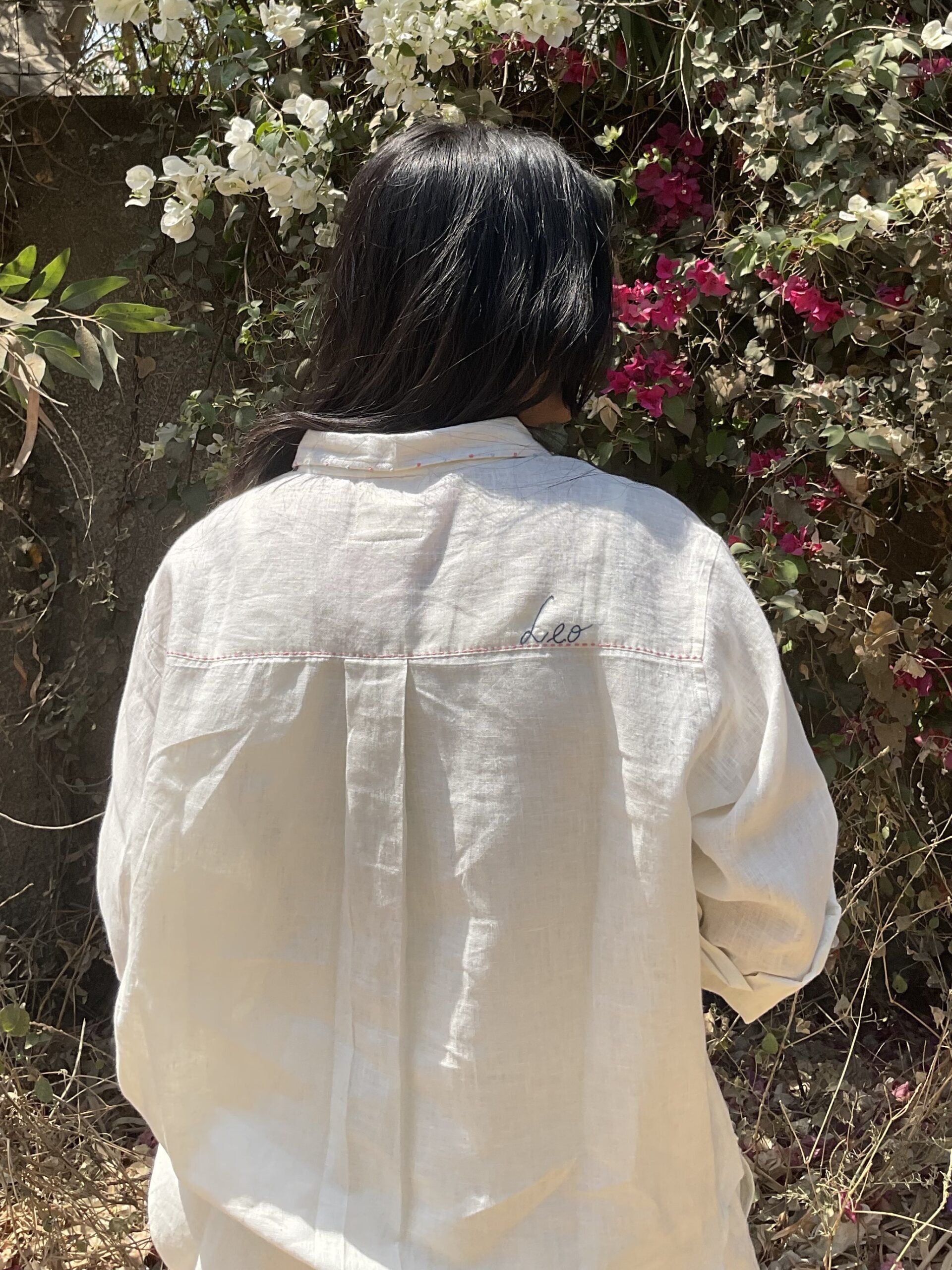 Leo Linen Shirt - Off white