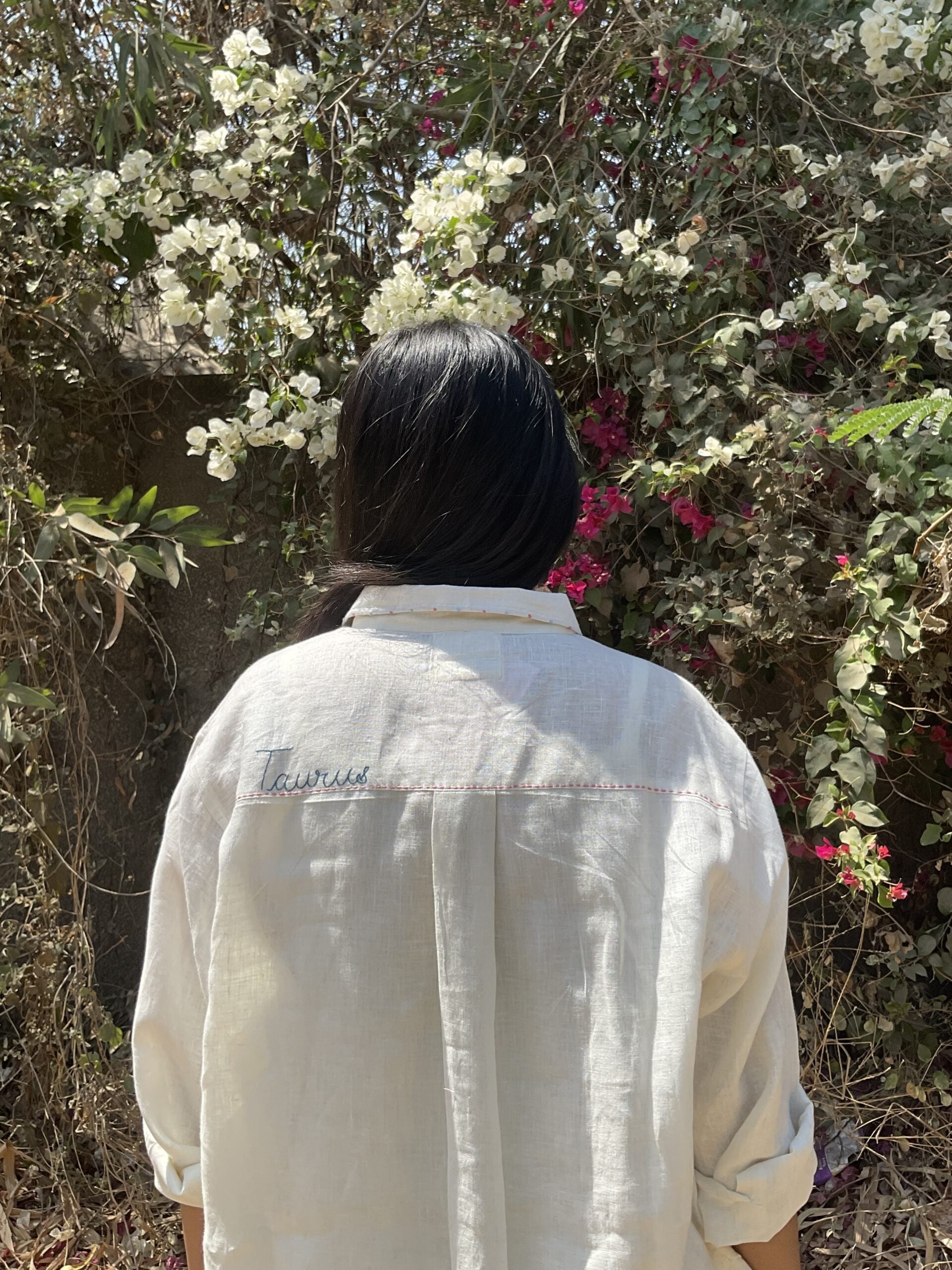 Taurus Linen Shirt - Off white