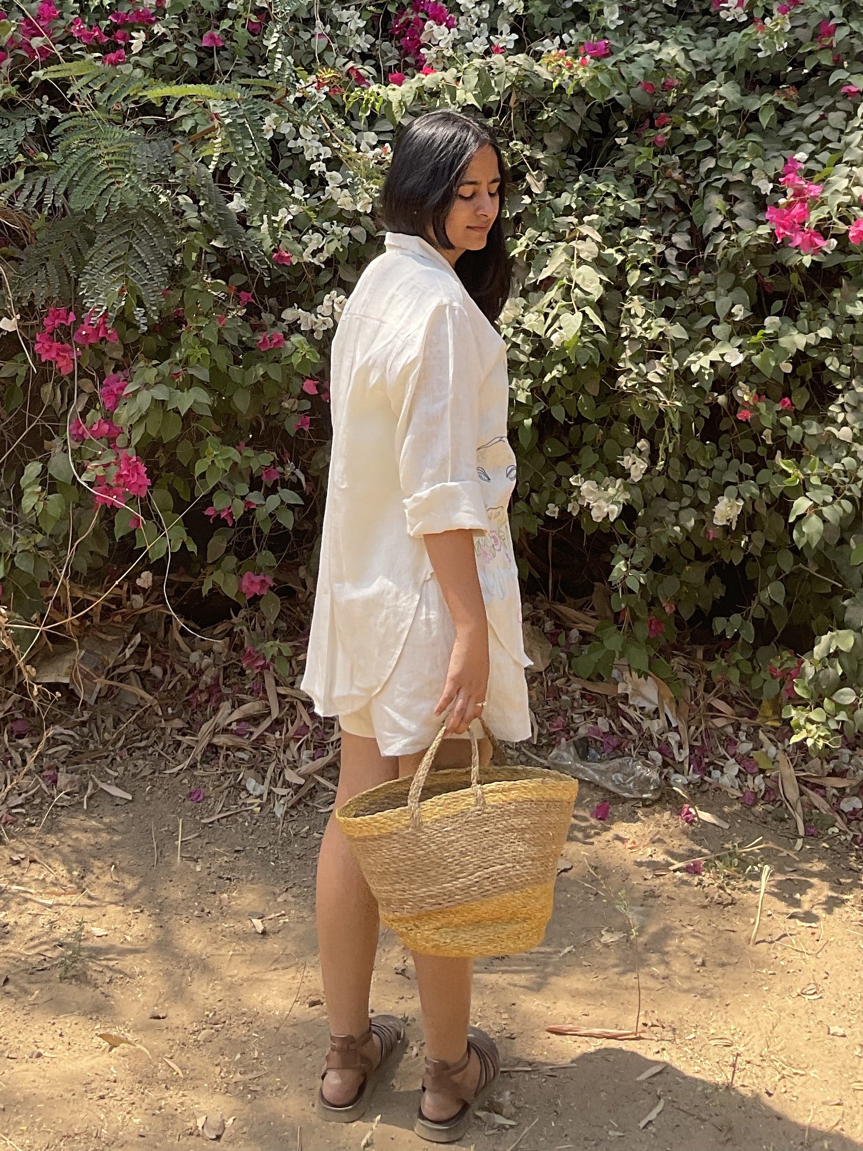 Taurus Linen Shirt - Off white