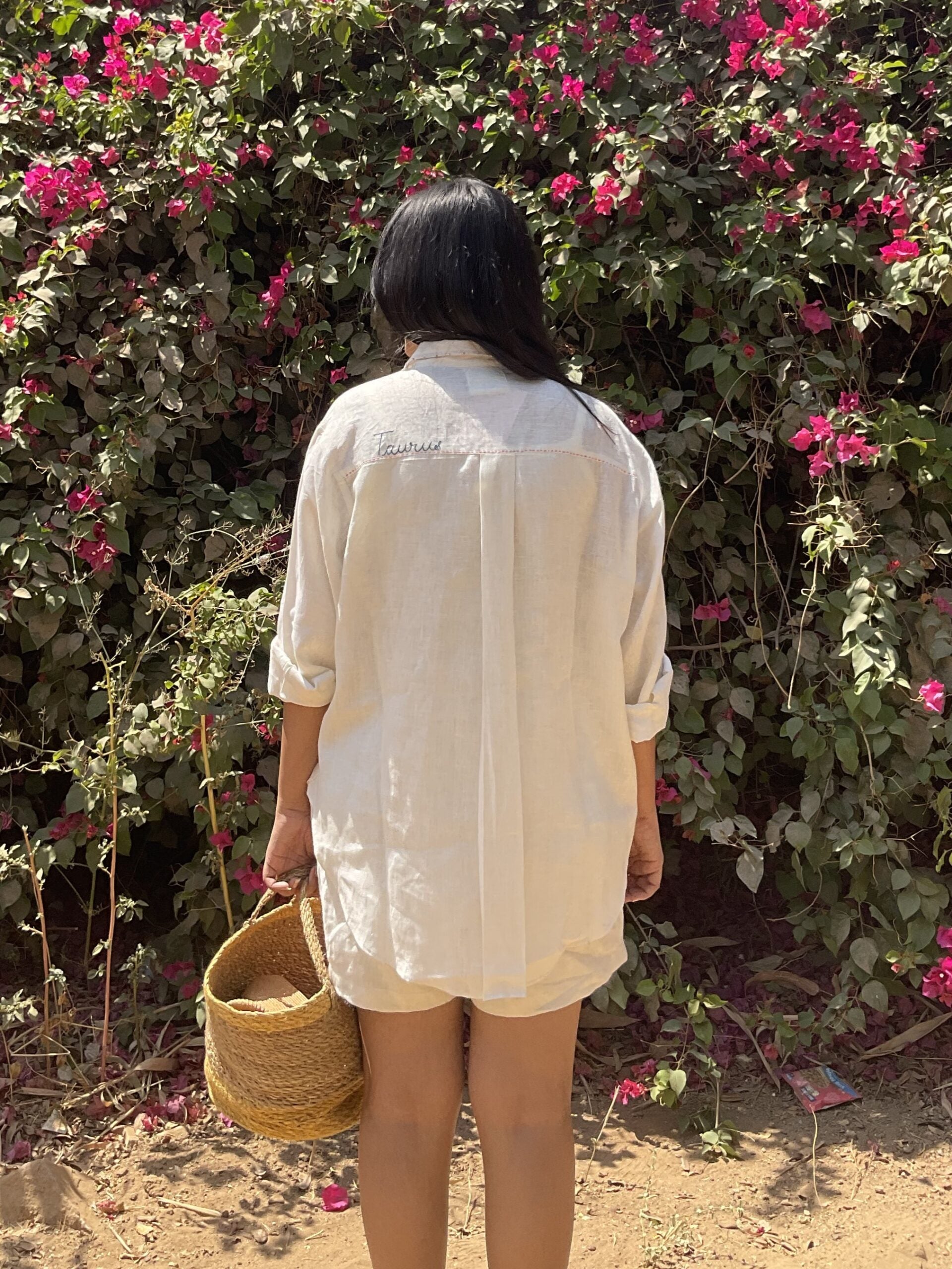 Taurus Linen Shirt - Off white