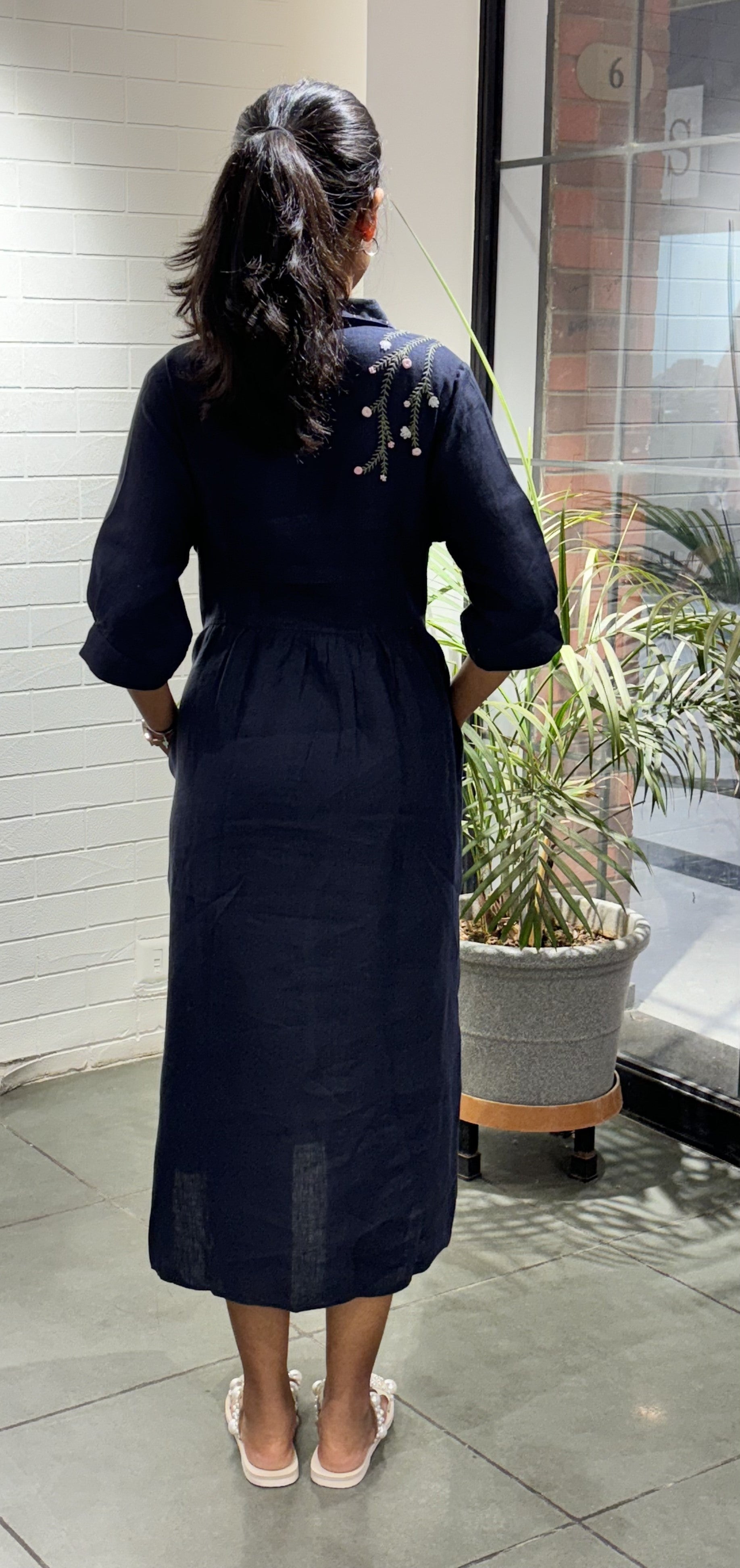Linen Urvi Dress