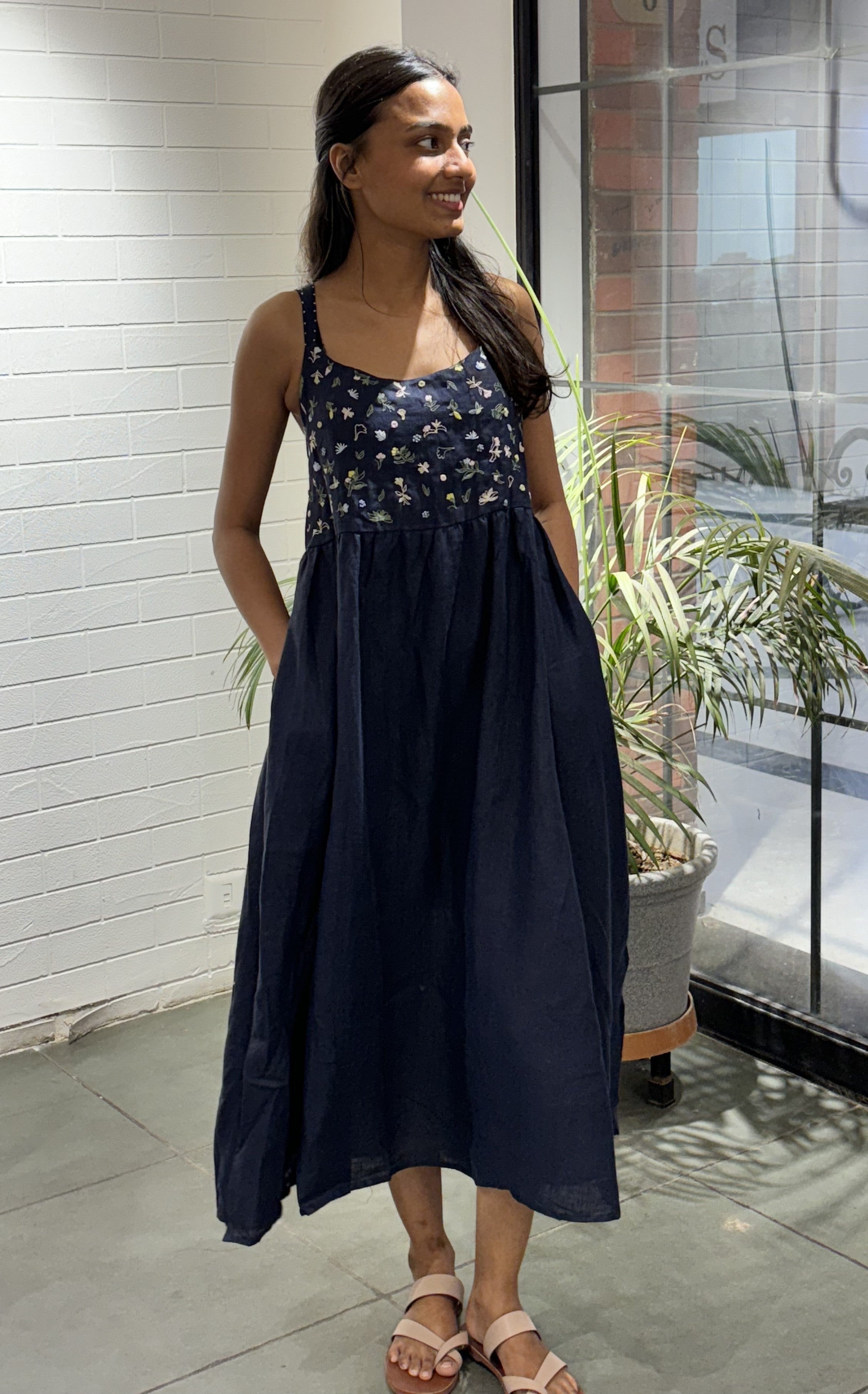 Panel Slip Dress