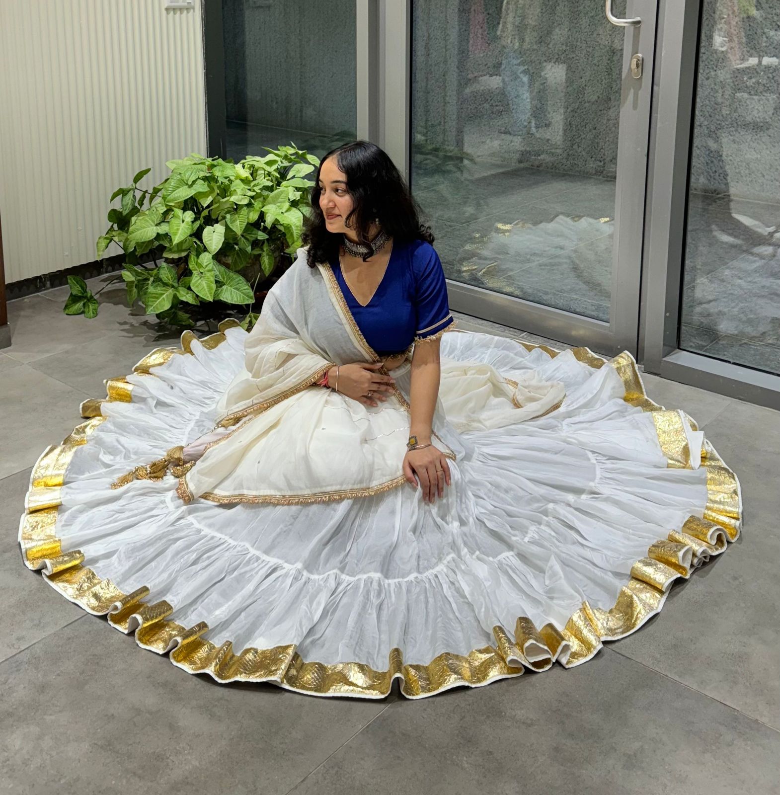 Jhilmil Chaniya- White