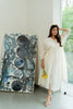 Juhi Chanderi Dress- Ivory White