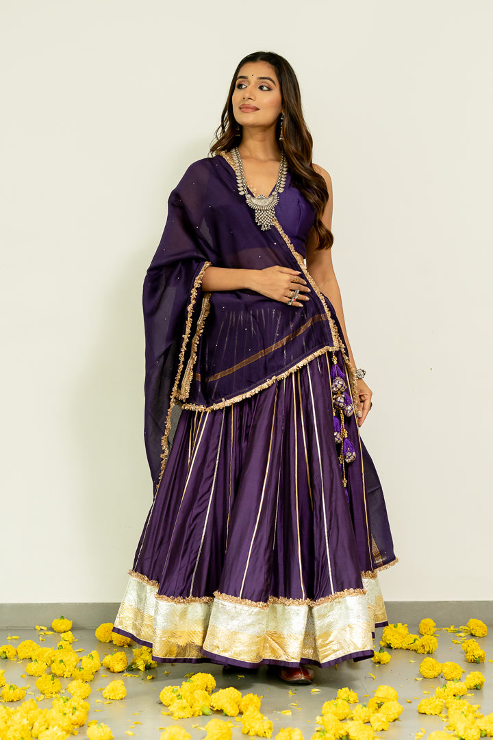 Kali Tui Chaniya- Purple