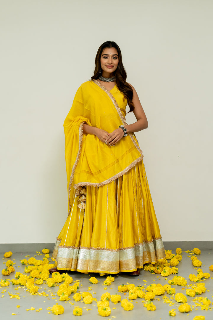 Kali Tui Chaniya- Yellow