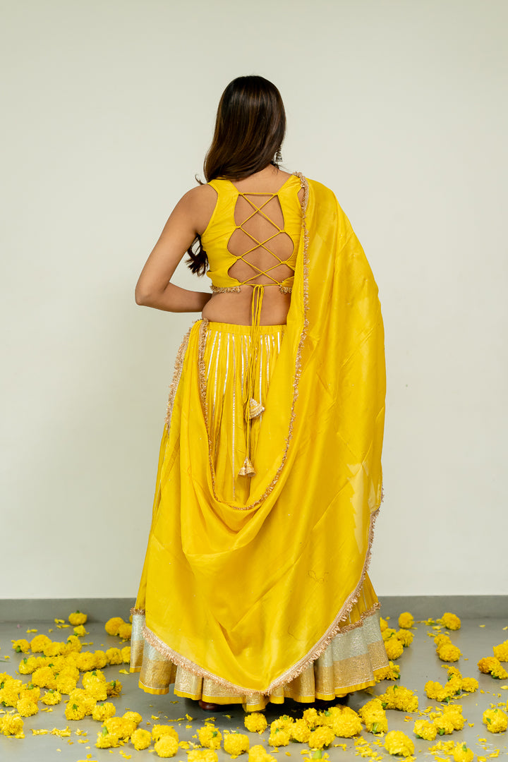 Kali Tui Chaniya- Yellow