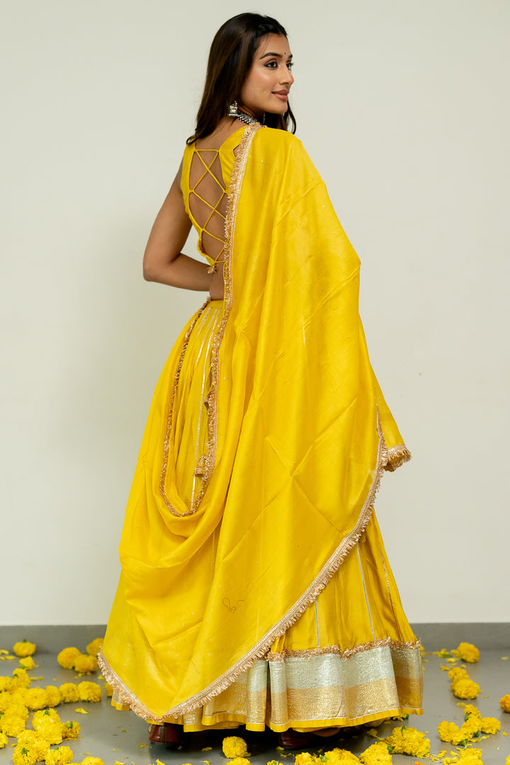 Kali Tui Chaniya- Yellow