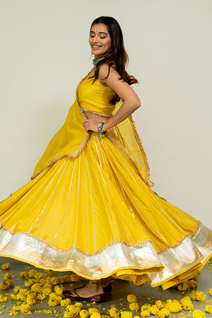 Kali Tui Chaniya- Yellow