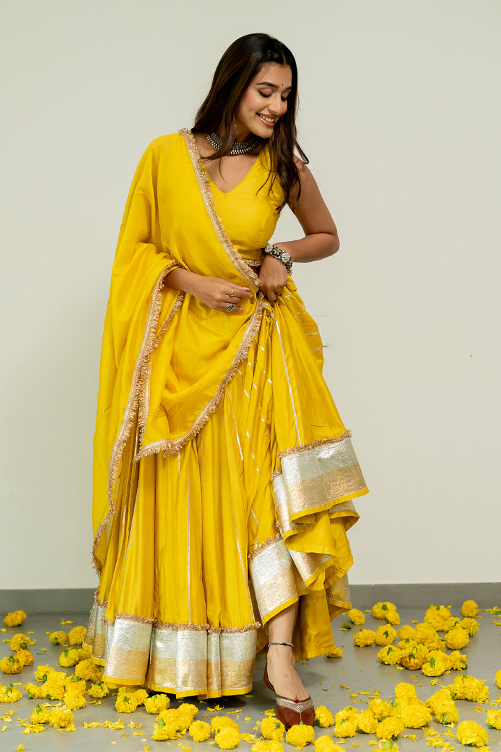 Kali Tui Chaniya- Yellow