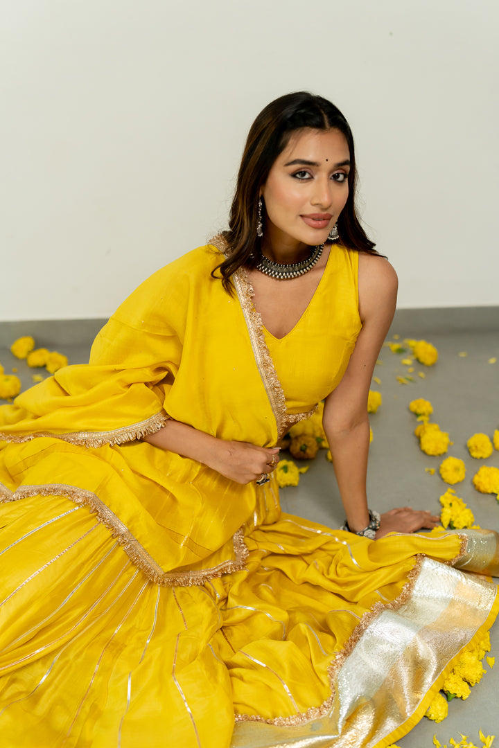 Kali Tui Chaniya- Yellow