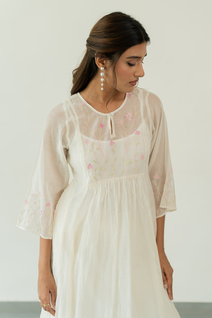 Kumud-Chanderi-Kali-Kurta-and-Pant-Set-Ivory-White-
