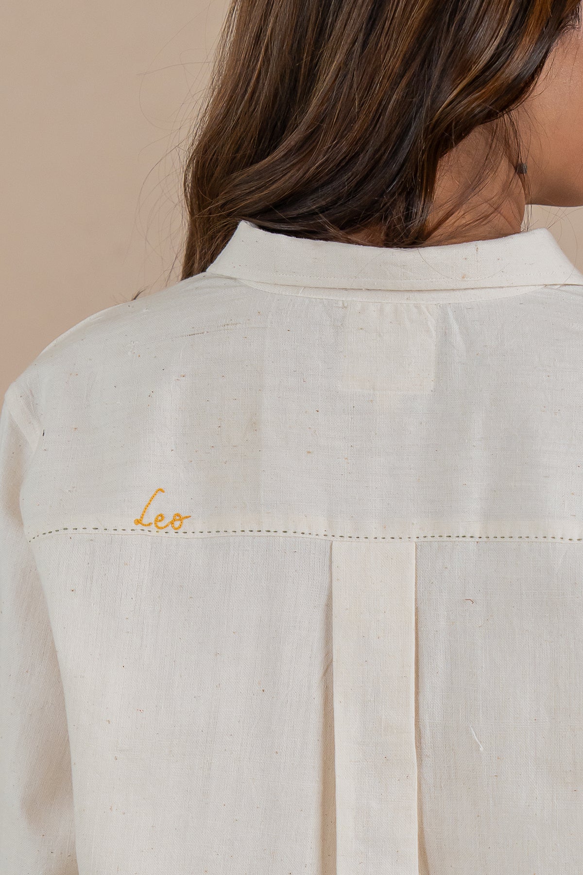Leo Kala Cotton Shirt - Off white