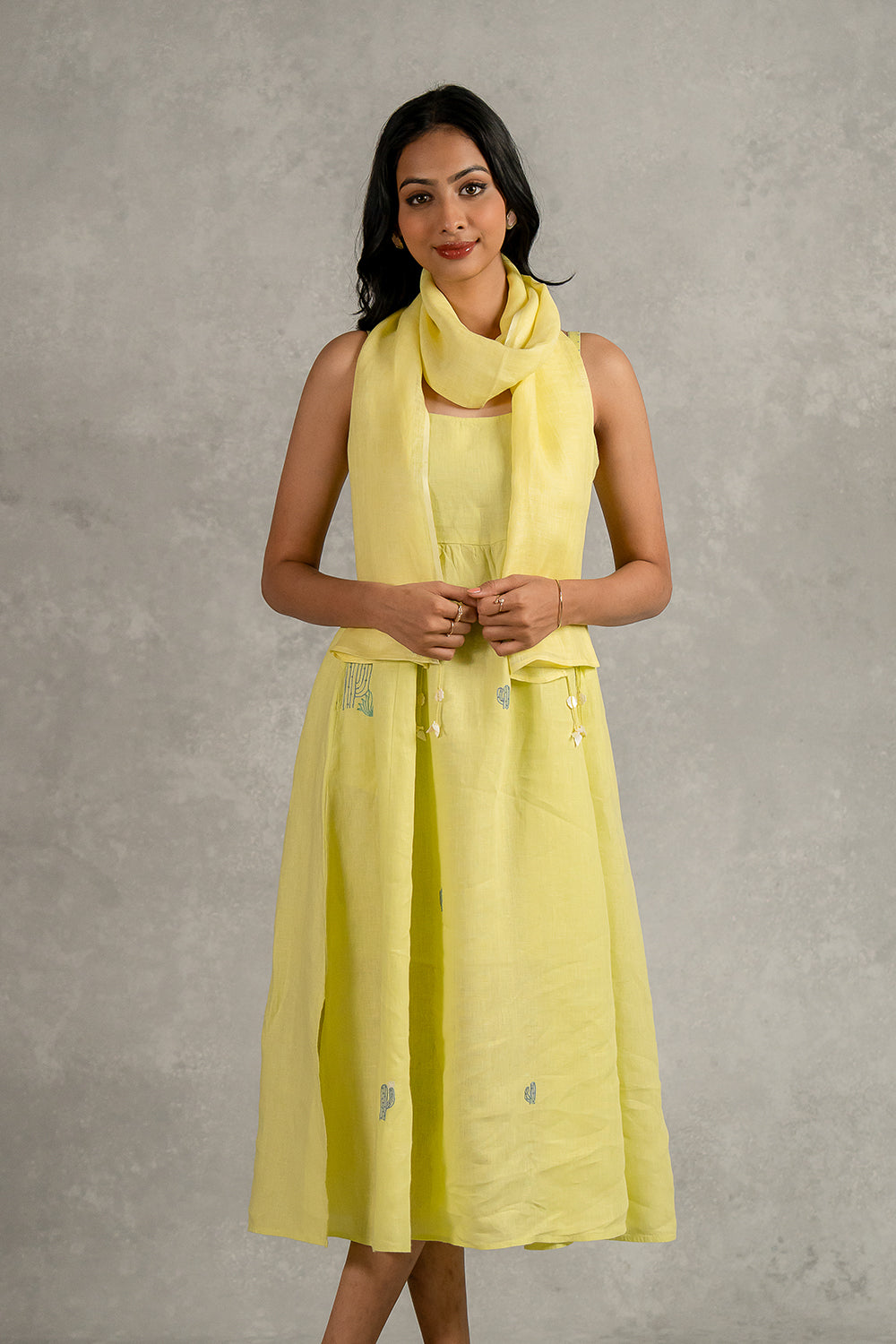 Linen Stole β Lime