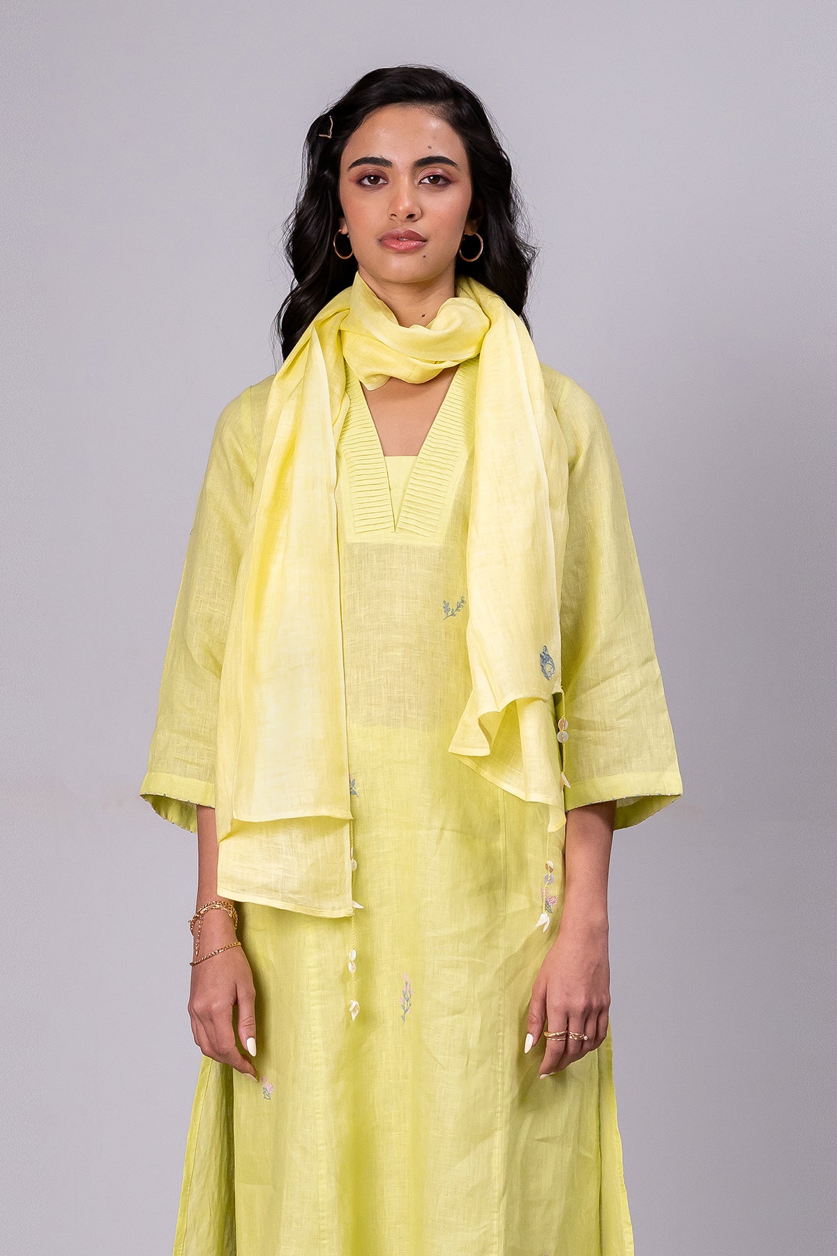 Linen Stole β Lime