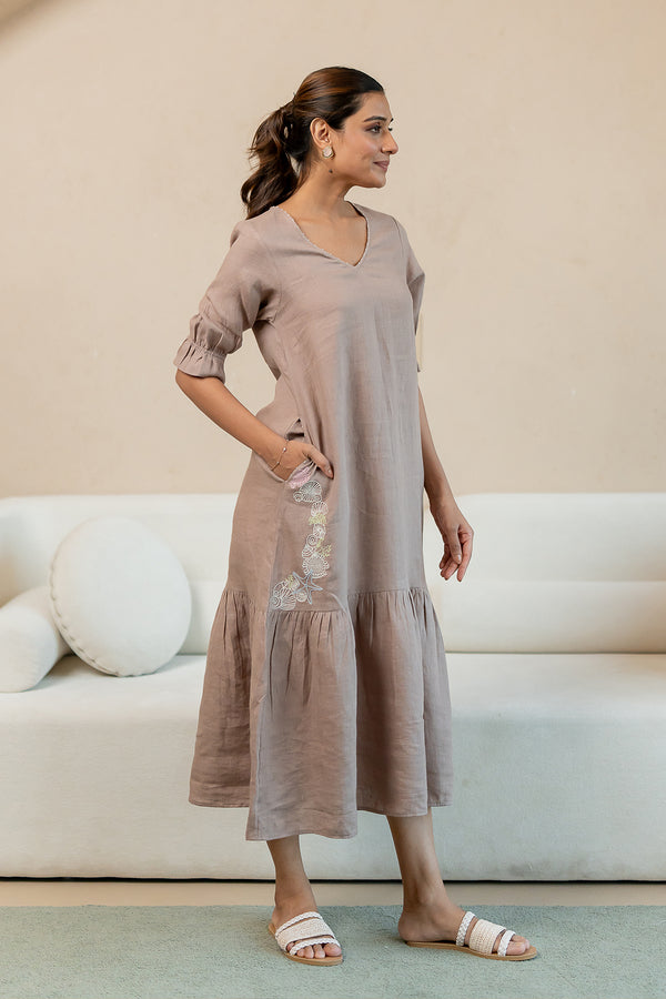 Linen-Tiara-Coral-Dress-Mud-