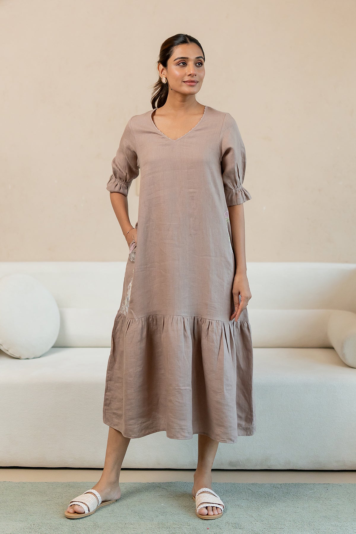 Linen-Tiara-Coral-Dress-Mud-