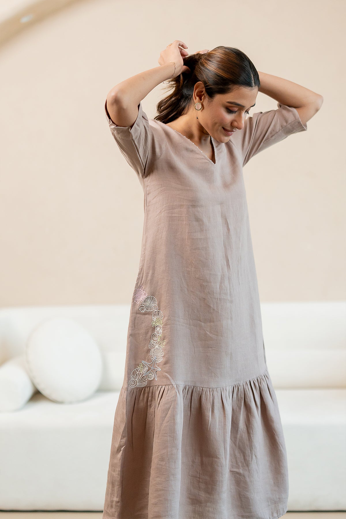 Linen-Tiara-Coral-Dress-Mud-