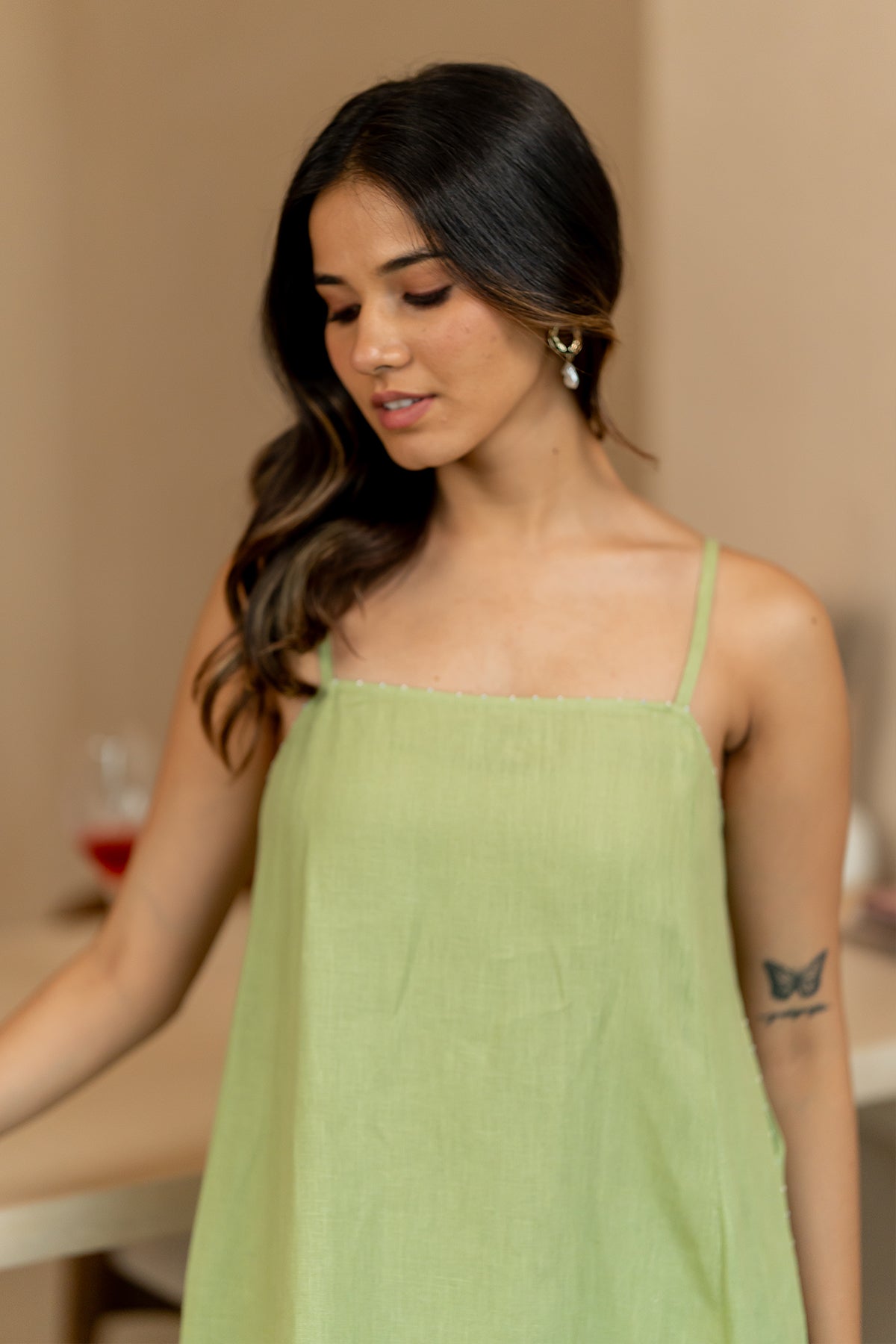 Linen-Waves-Slip-Dress-Algae-Green-
