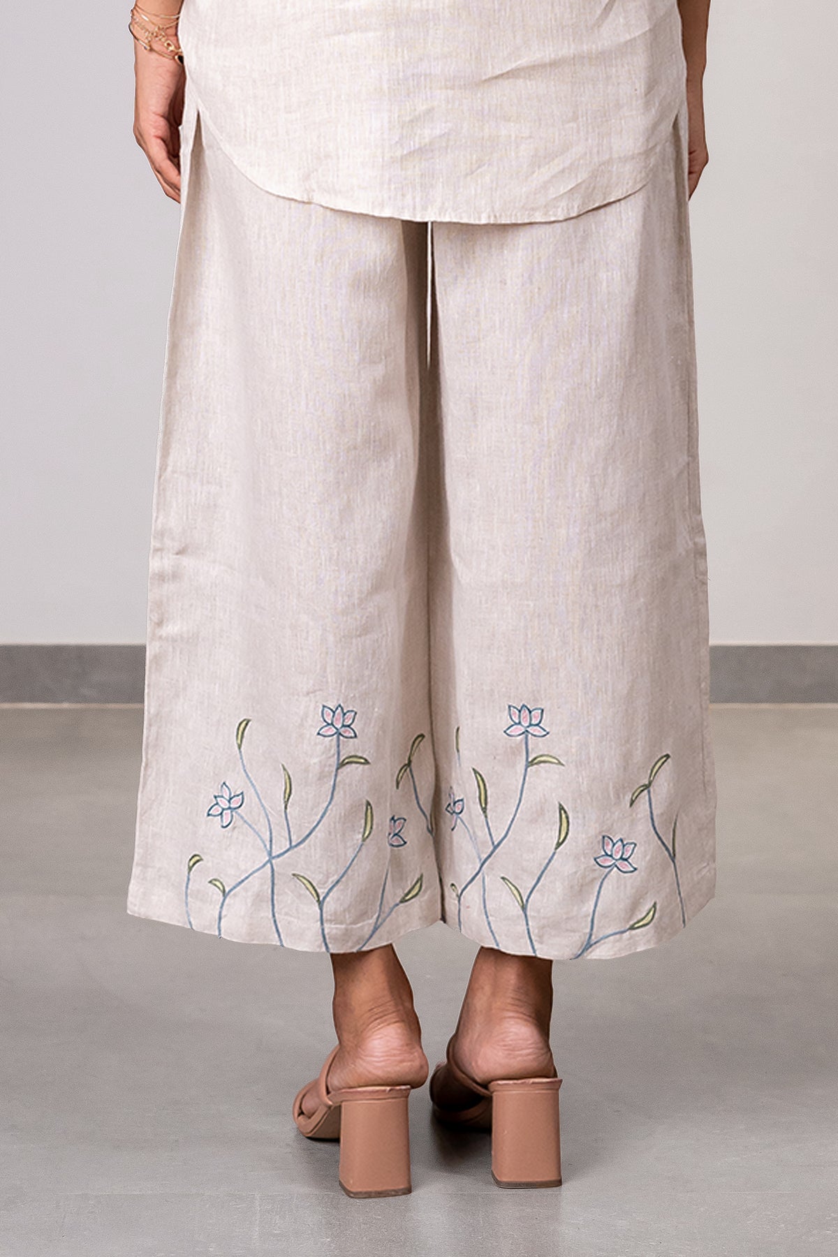 Lotus Linen Pants - Ecru