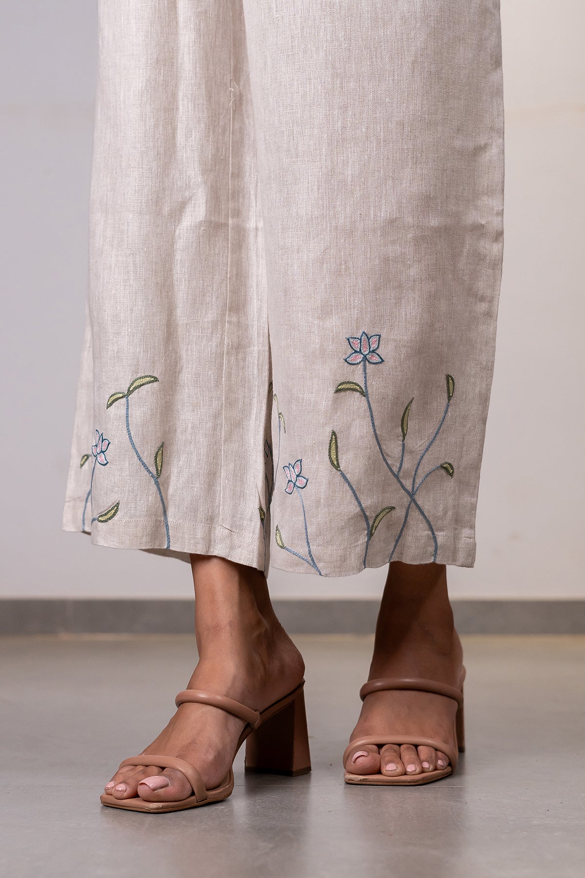 Lotus Linen Pants - Ecru