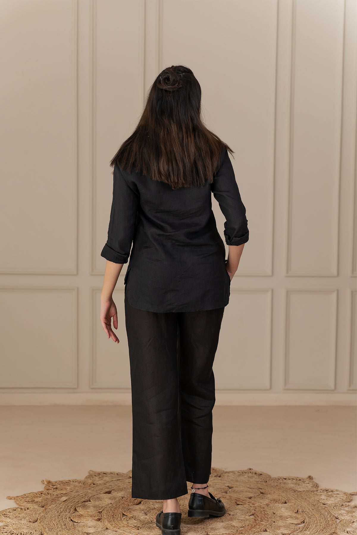 Pamela Linen Shirt - Black