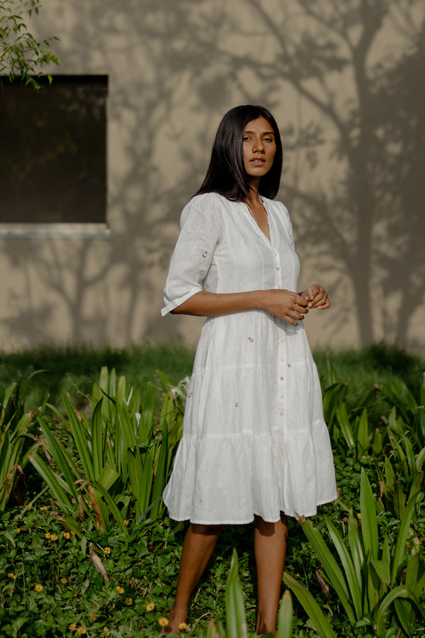 Phoebe Dress - White