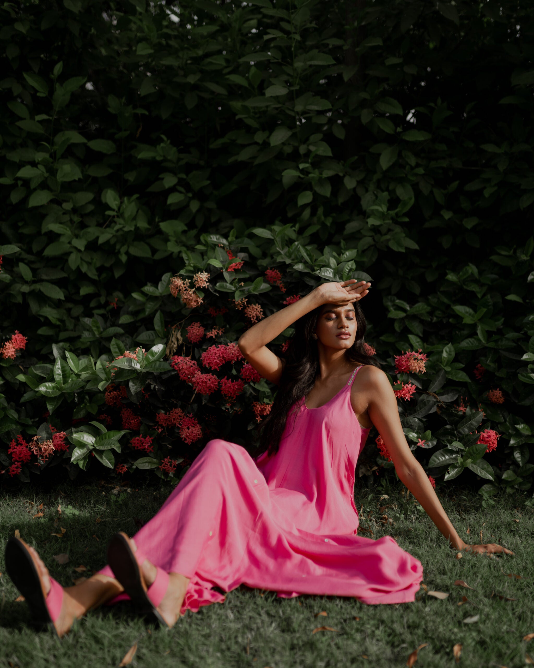 Kalki Handkerchief Dress - Pink