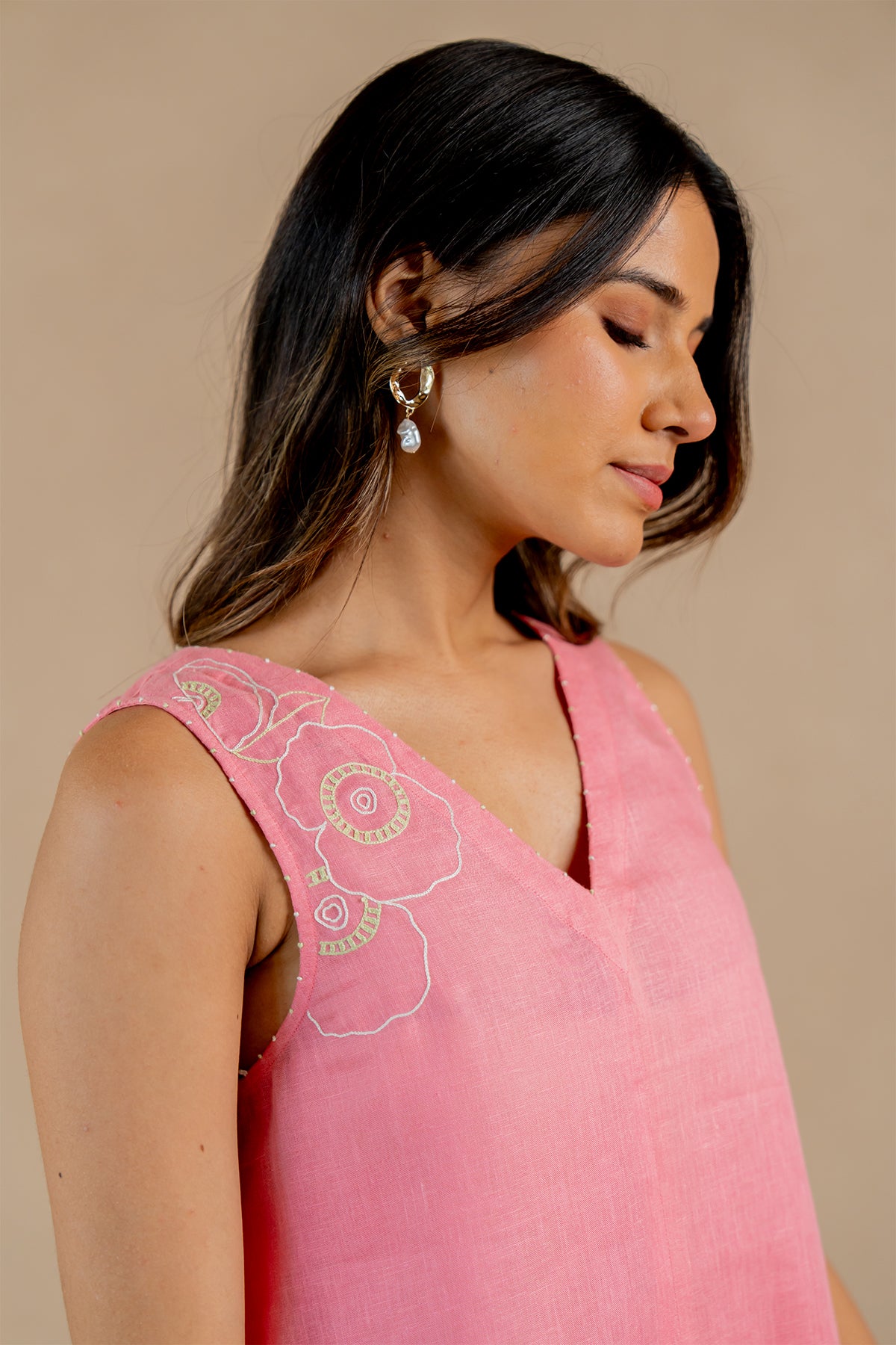 Raga-A-Line-Kurta-and-Pant-Flamingo-Pink-