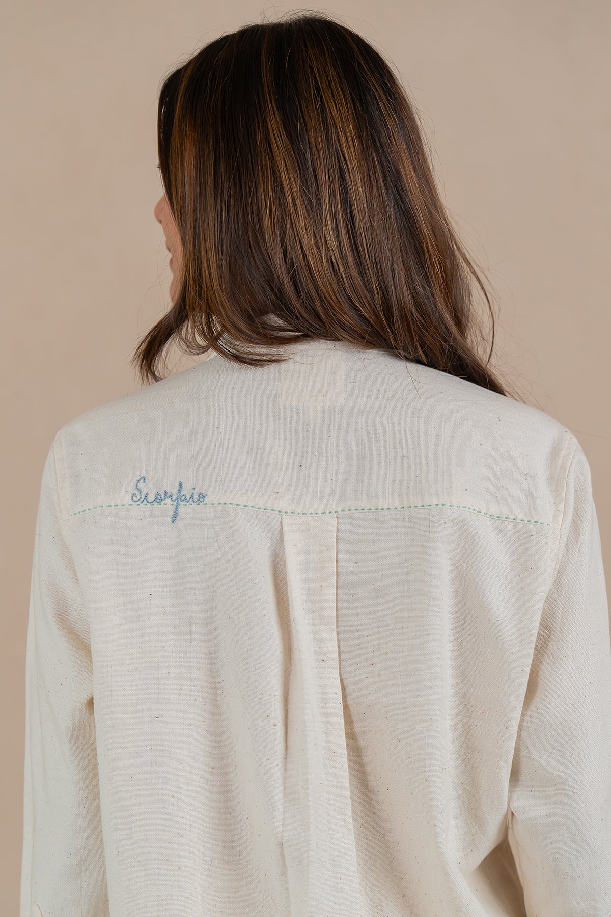 Scorpio Kala Cotton Shirt - Off white