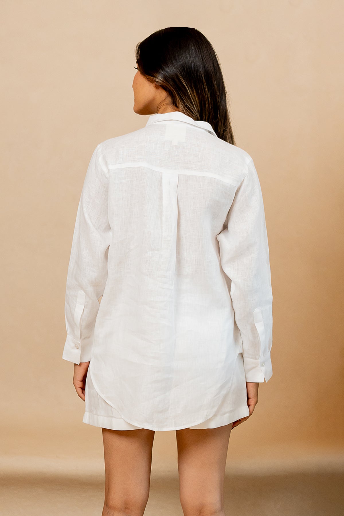 Sandra-Linen-Curved-Hem-Shirt-Marble-White-