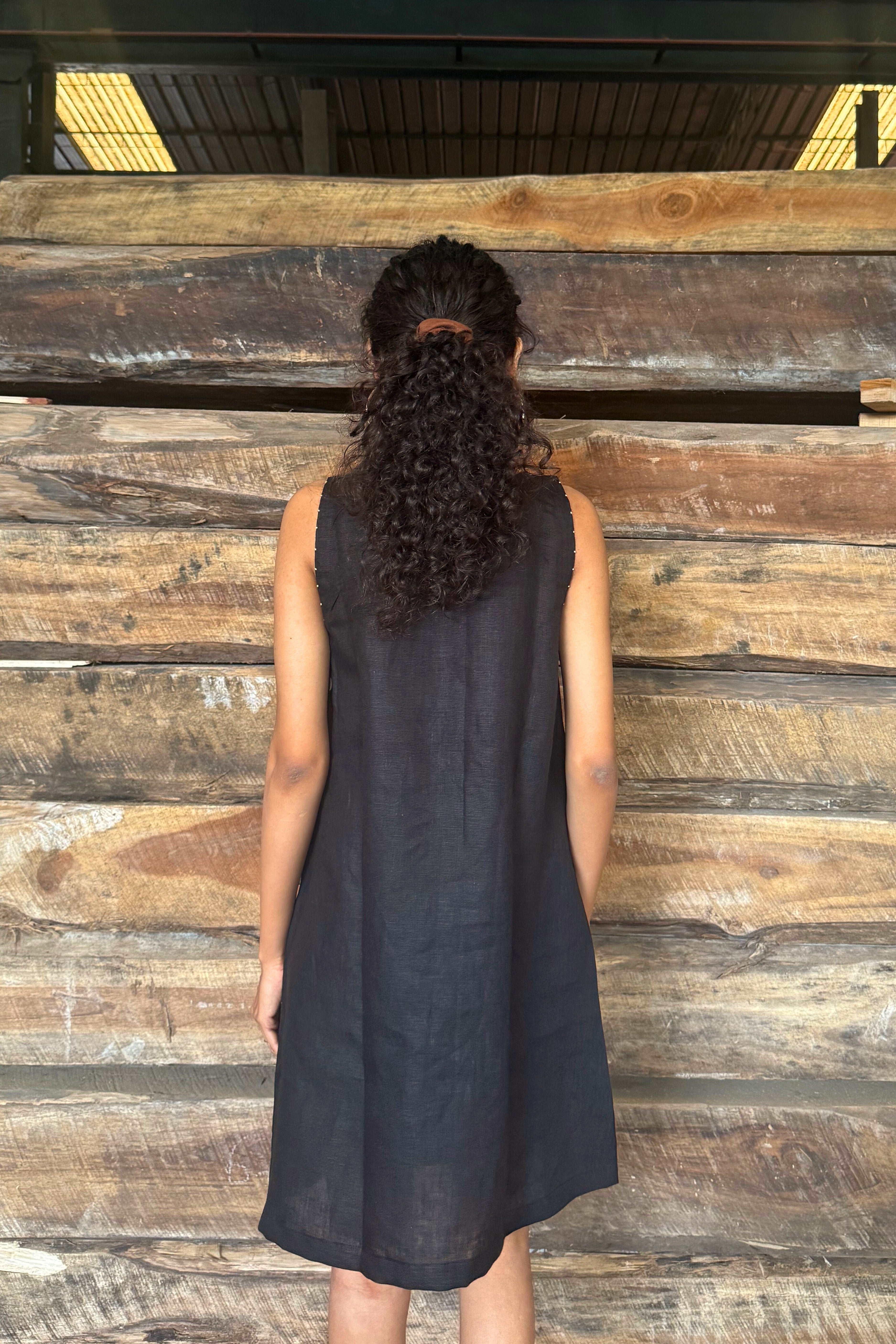 Linen Shift Dress