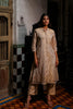 Roshan Chanderi Silk Button Kurta and Pants - Gold