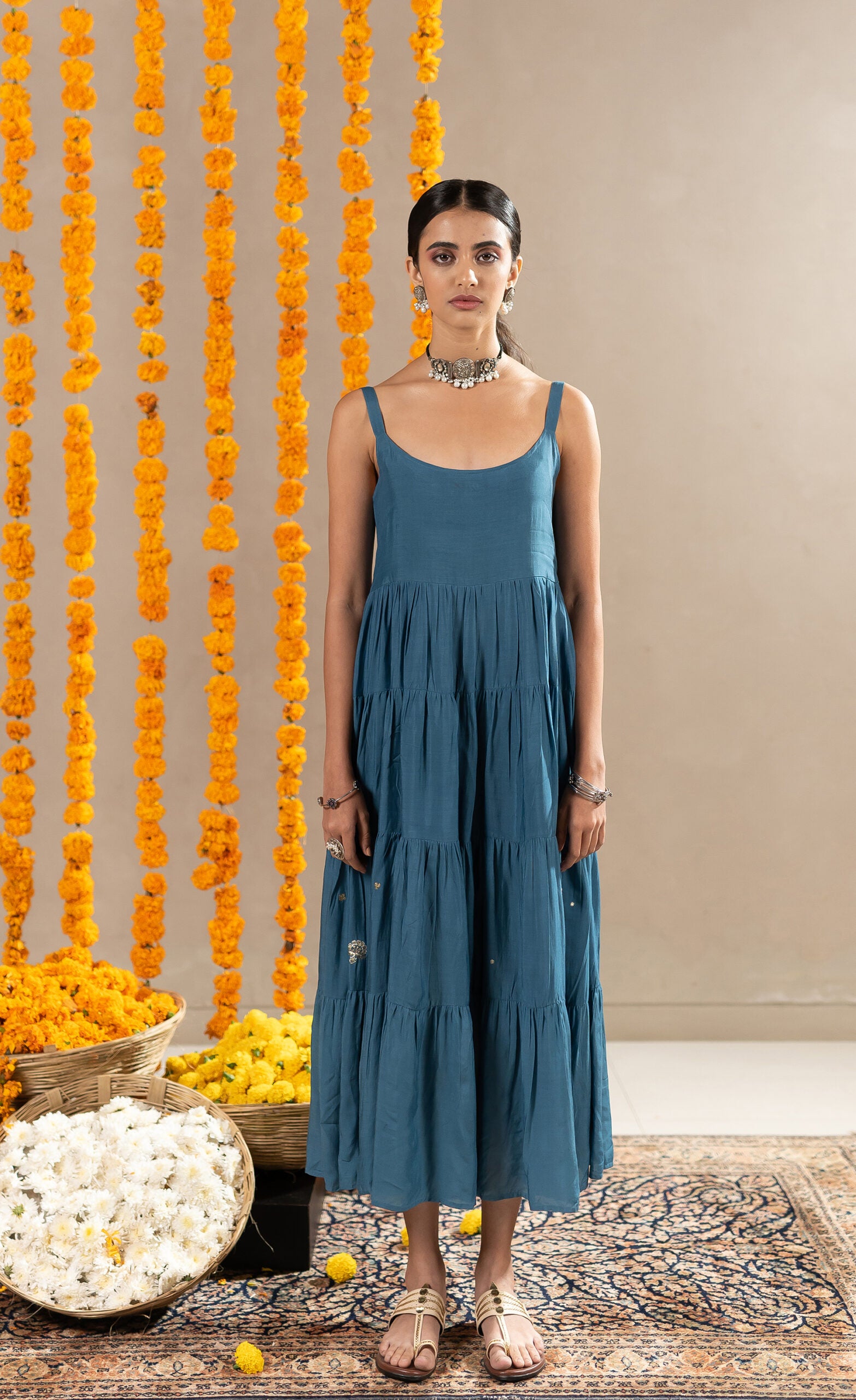 Tara-Tier-Dress-Aegean-Blue-