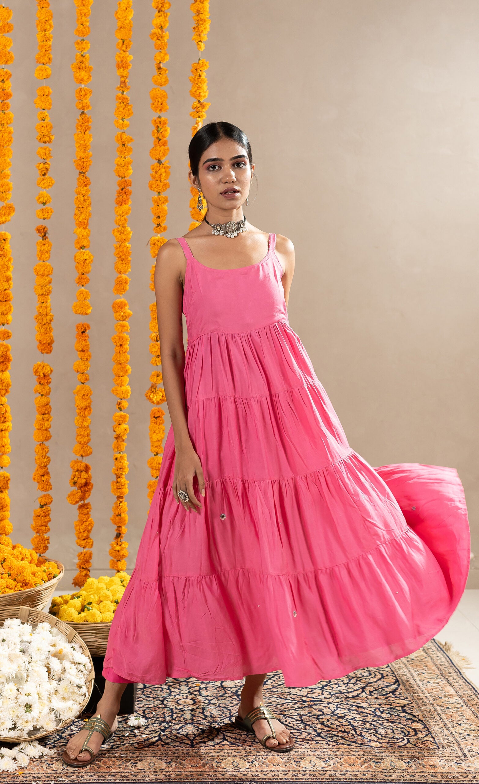 Tara-Tier-Dress-Pink-