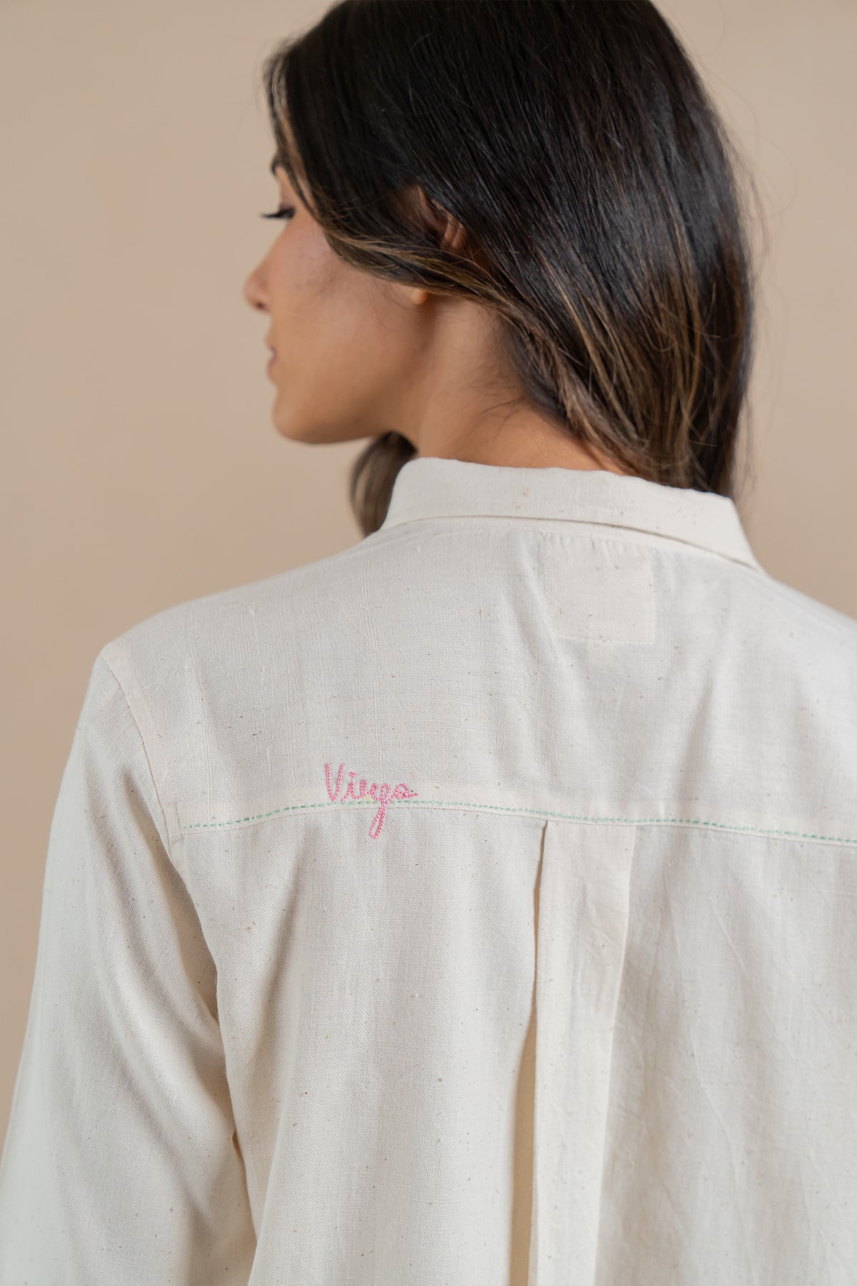 Virgo Kala Cotton Shirt - Off white