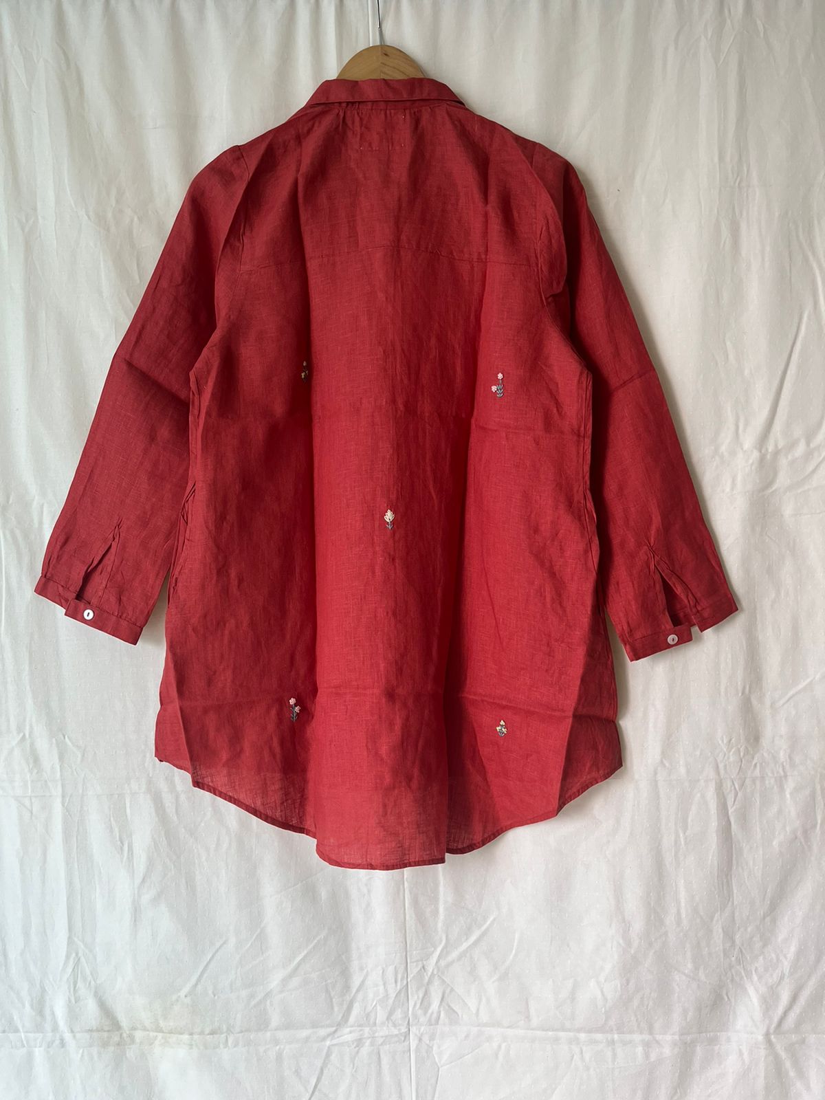 Hayley Linen Shirt - Rust