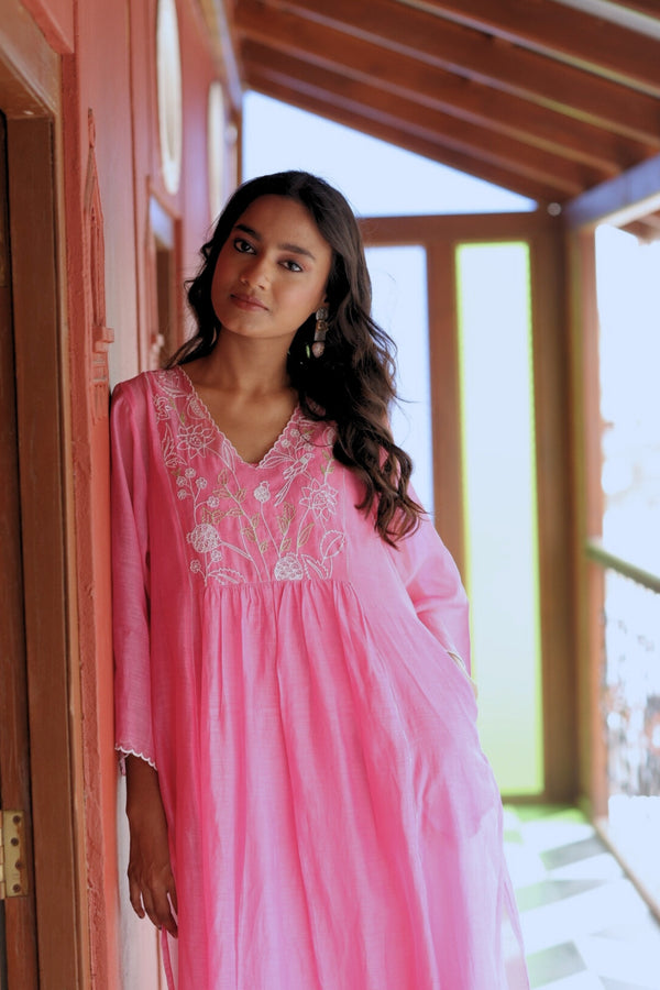 Center kali kurta set
