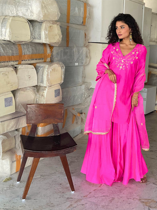 Organza silk dupatta