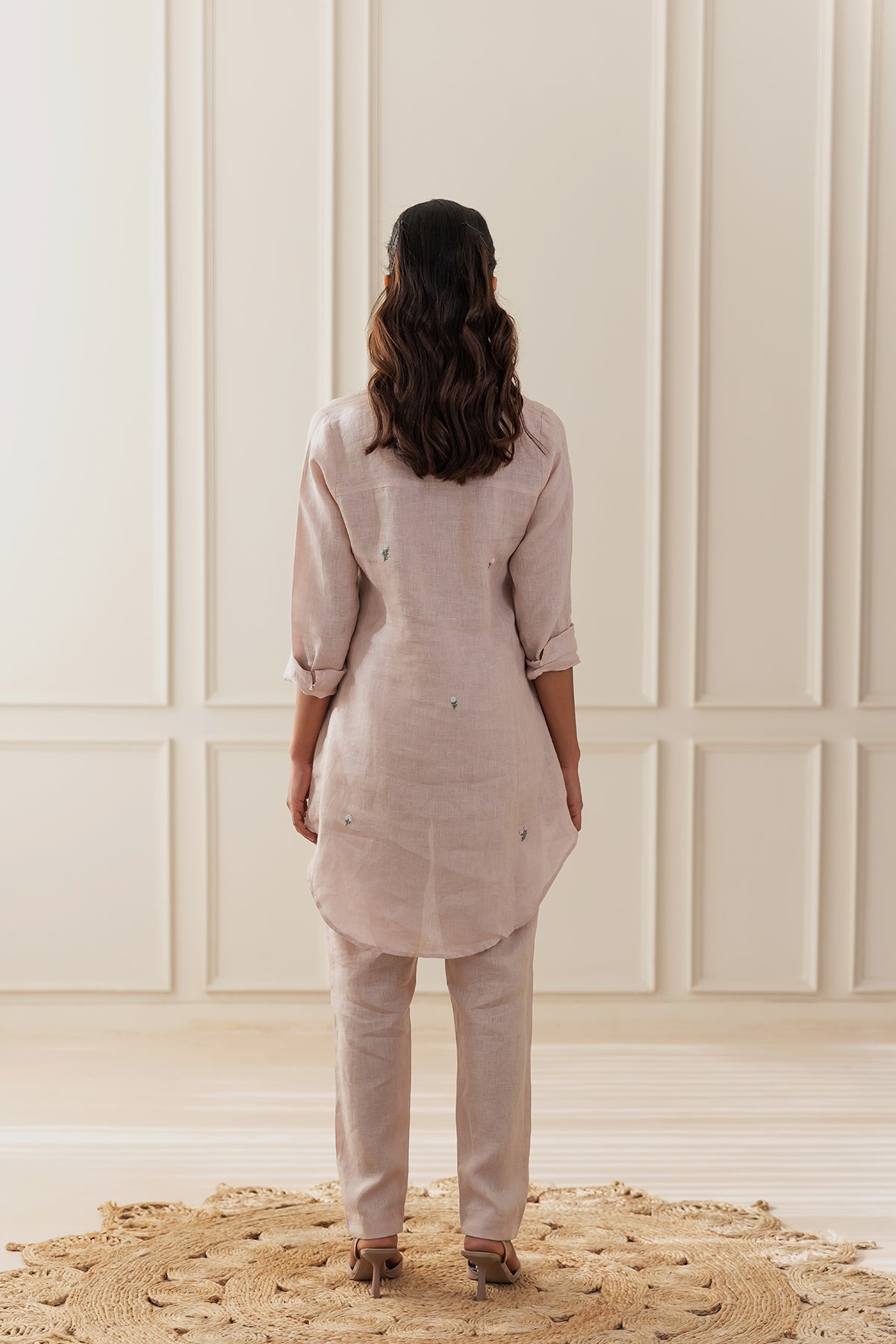 MAYA LINEN PANTS – Beige