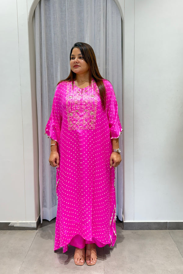 Gulrani Bandhani Kaftan