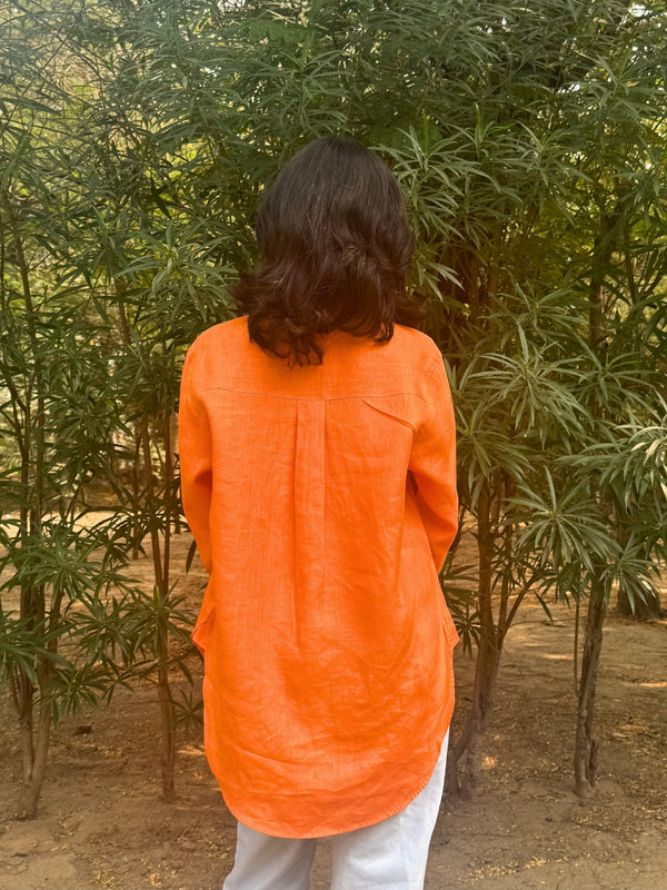 Sandra Shirt  - orange