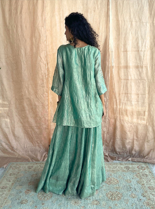 Yashvi Peplum and Skirt Set