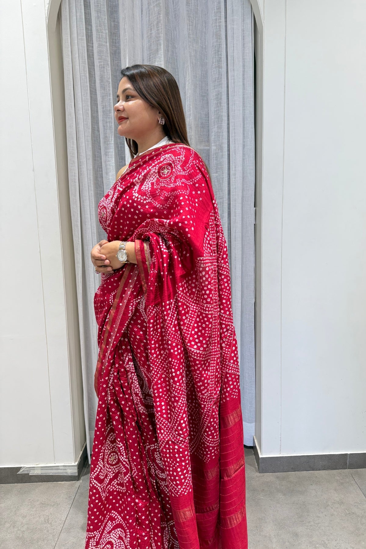 Rajrani Bandhani Saree