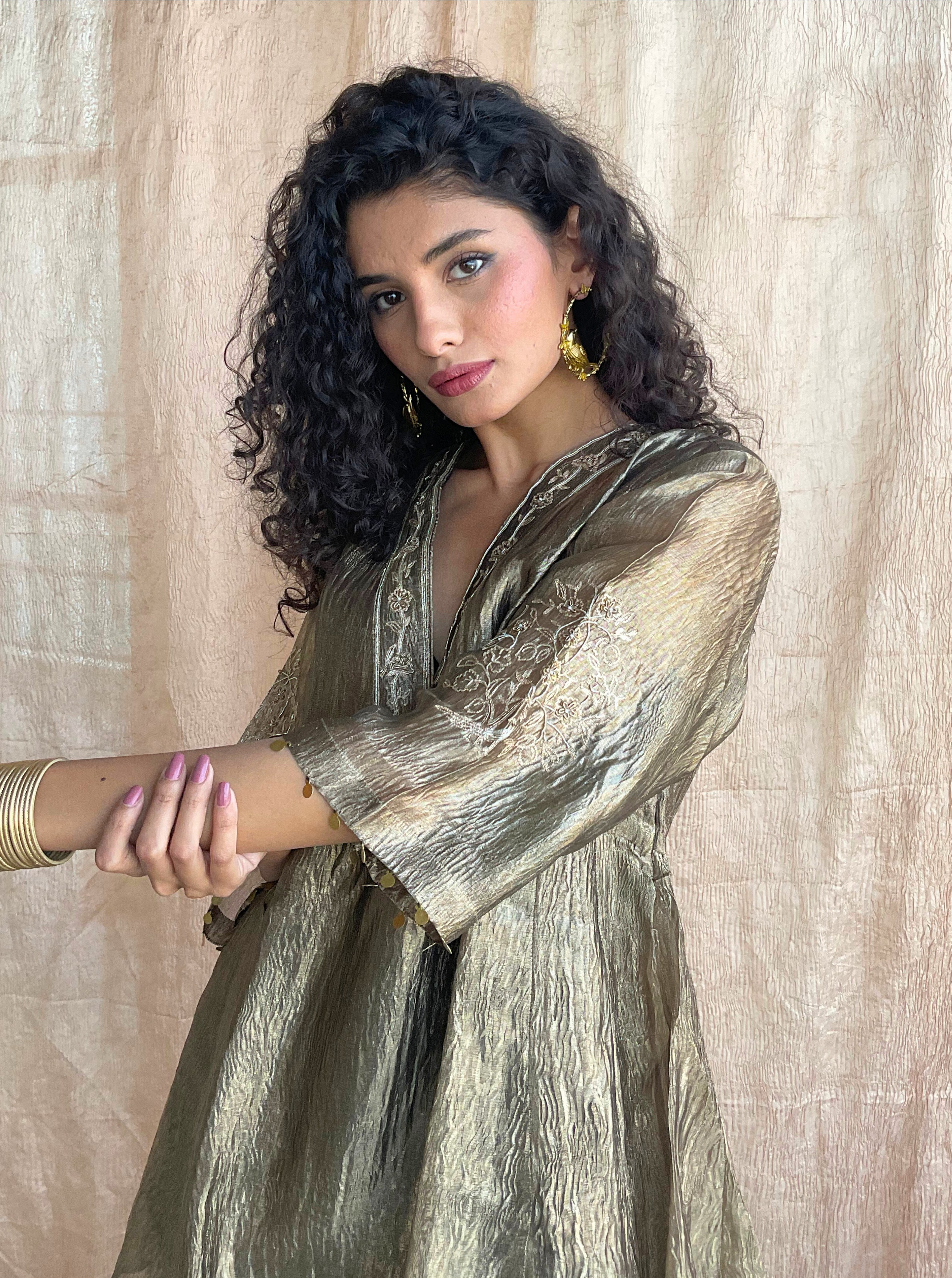 Yashvi Peplum and Skirt Set