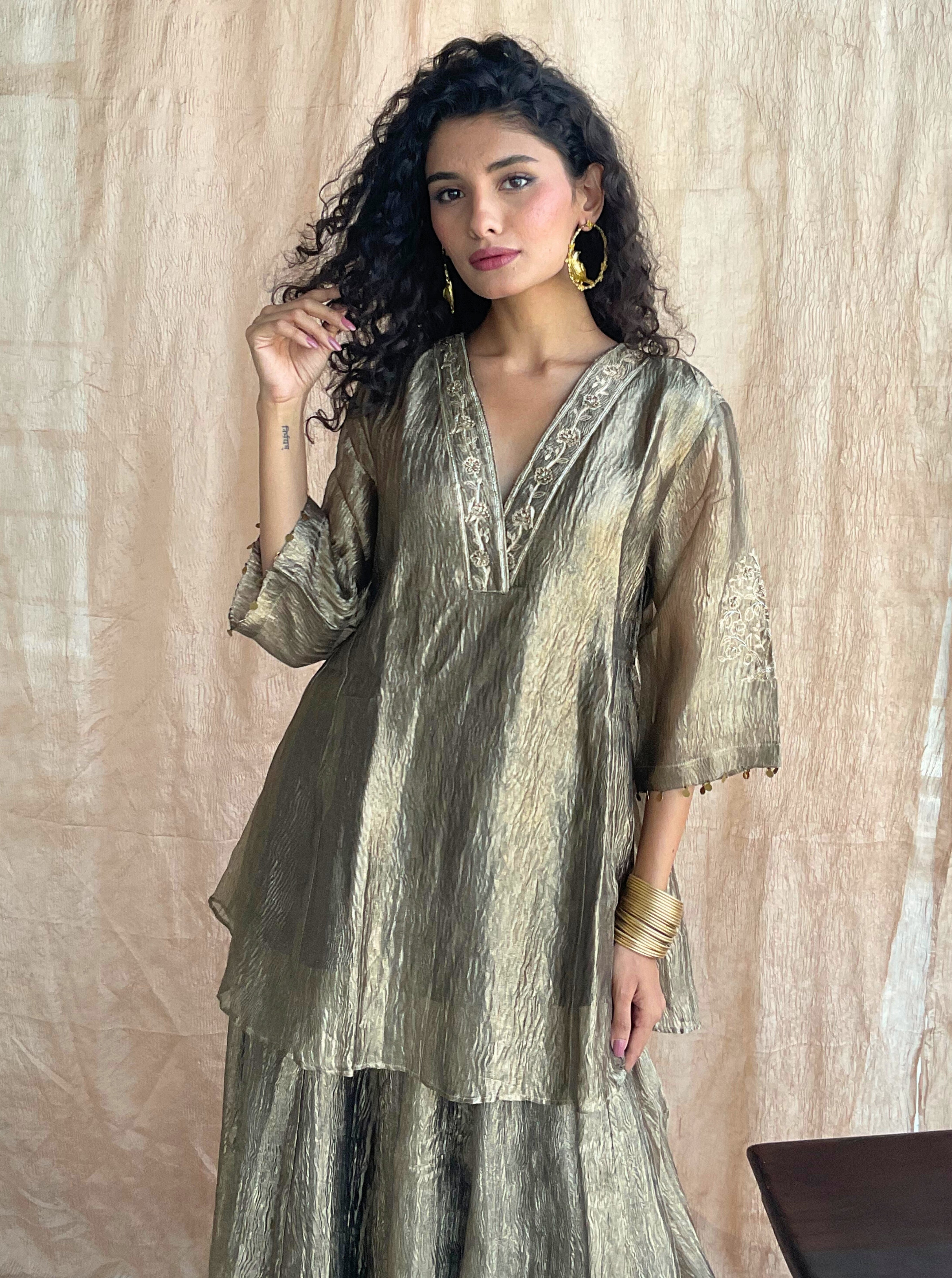 Yashvi Peplum and Skirt Set