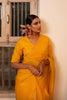 Silk organza Blouse - kesariya peela