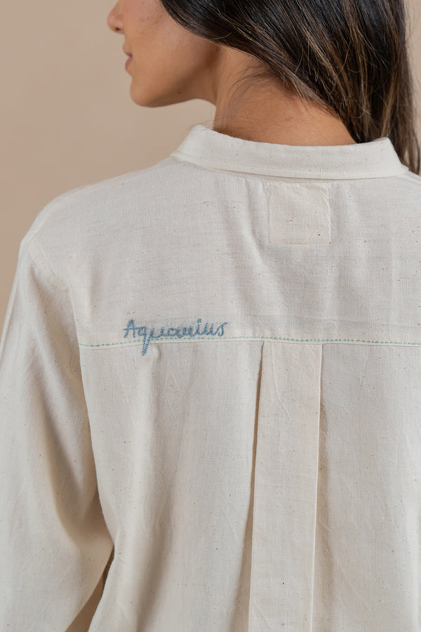 Aquarius Kala Cotton Shirt - Off white