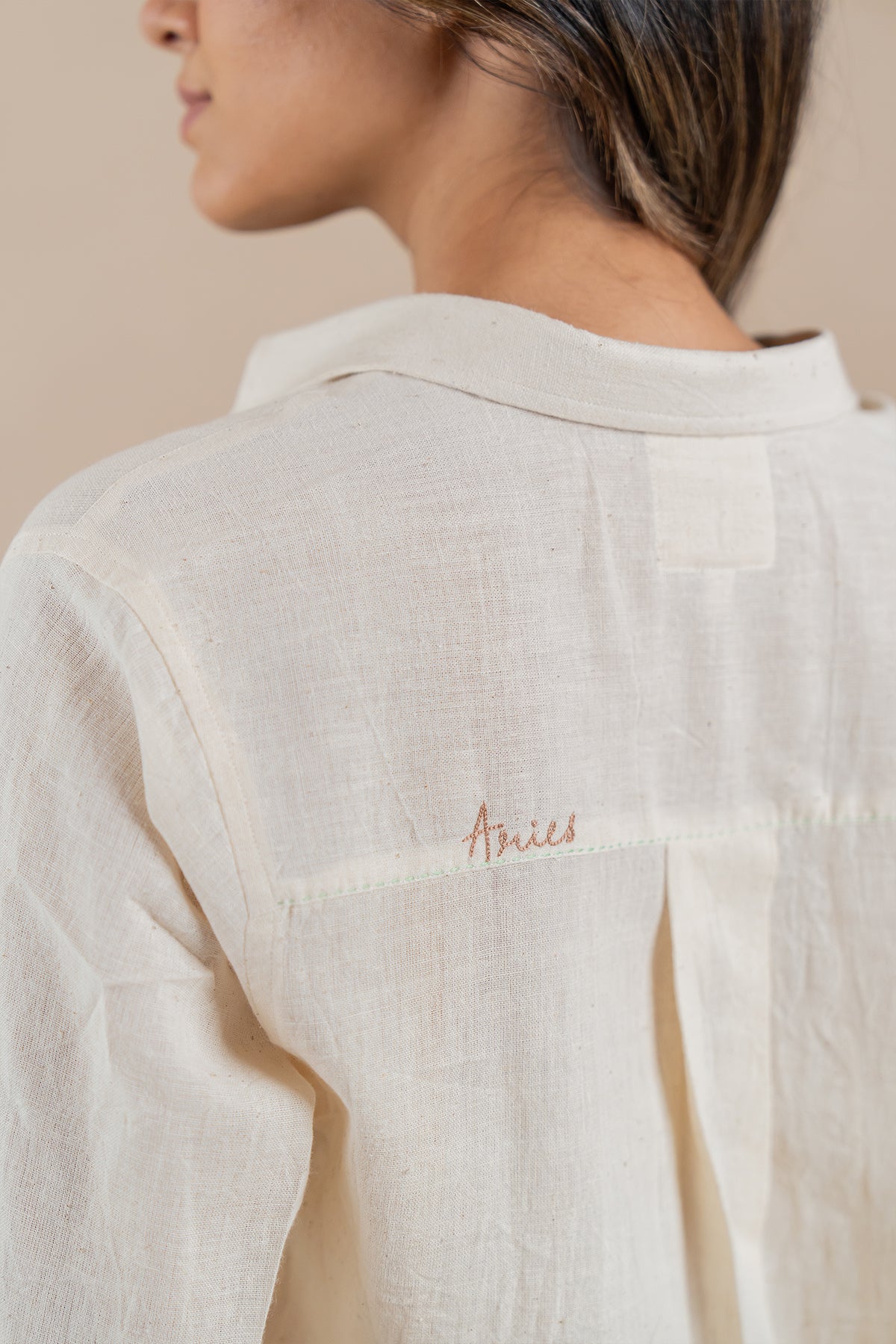 Aries Kala Cotton Shirt - Off white