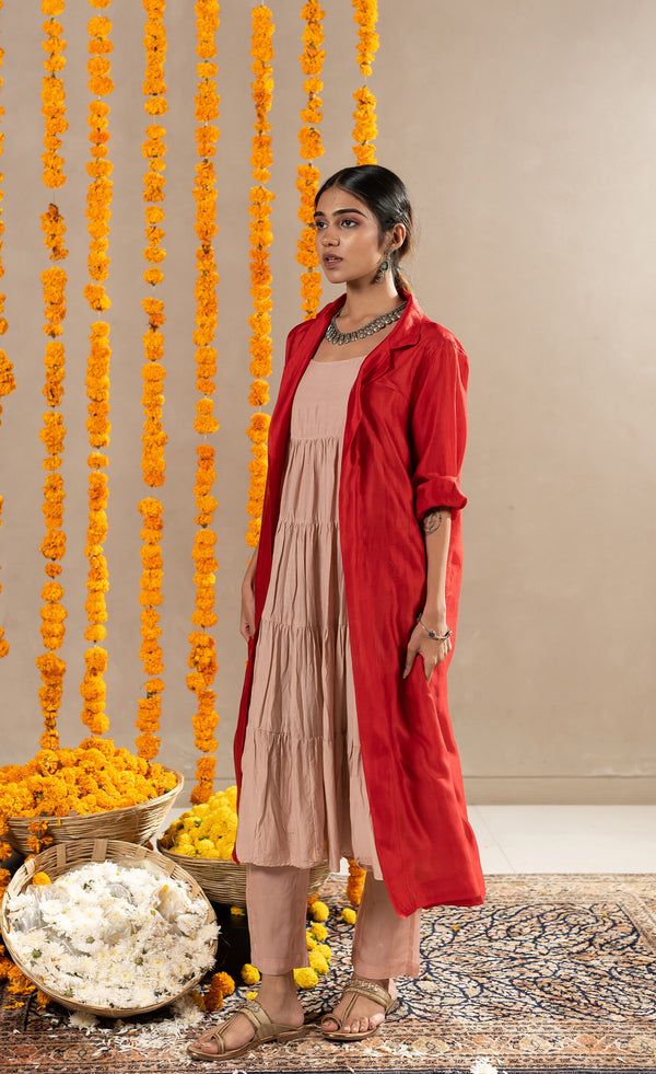 Aabha Jacket - Red